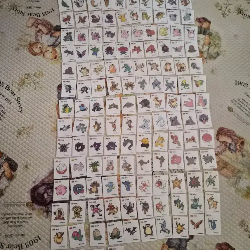 [SOLD OUT] 포켓몬띠부씰 1세대 159종중 144종 일괄판매합니다