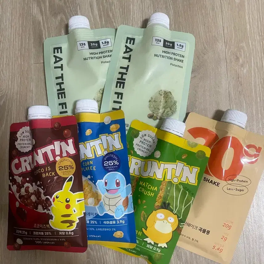 [BUNJANG] Crunteen Barryway Protein Shake (Chocolate, Matcha, Corn Flake) / 크런틴 배리웨이 단백질쉐이크
