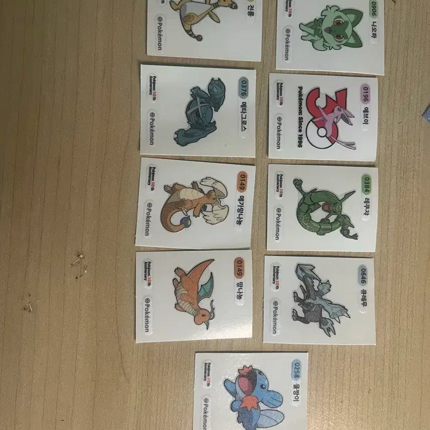 [BUNJANG] Pokemon Sticker Bundle Set / 포켓몬띠부씰포켓몬포켓몬띠부띠부씰일괄포켓몬카드포켓몬메가포켓몬스터