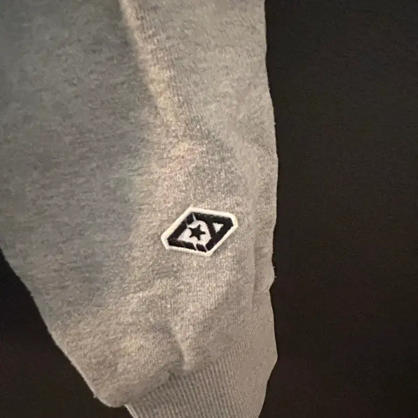 [BUNJANG] Accover Grey Hoodie Size M / 어커버 후드티 그레이 m사이즈