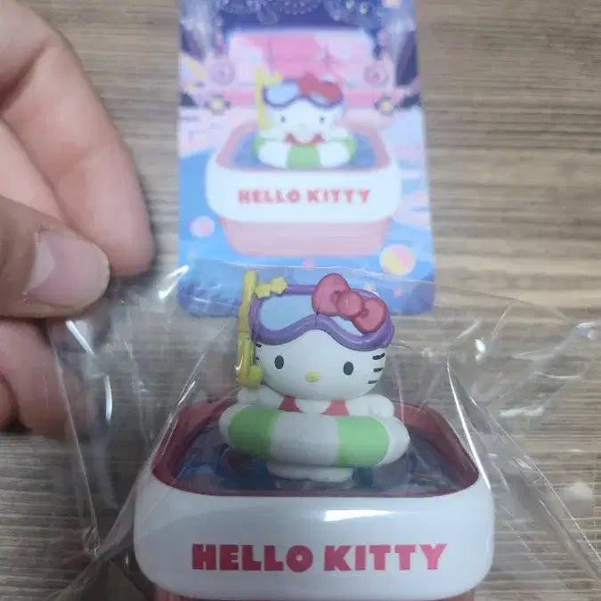[BUNJANG] Sanrio Hello Kitty Pool Party Series Hello Kitty Figure / 산리오 헬로키티 수영장 파티 시리즈 헬로키티