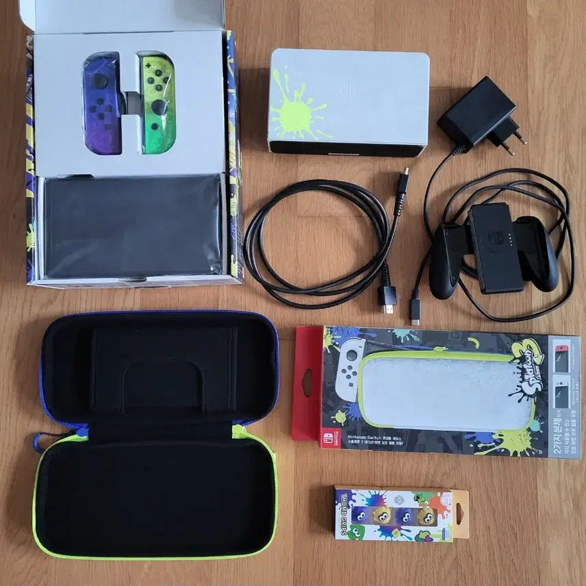 [BUNJANG] Nintendo Switch OLED Splatoon Edition Console Set / 닌텐도 스위치 올레드 모델 스플래툰 에디션 세트