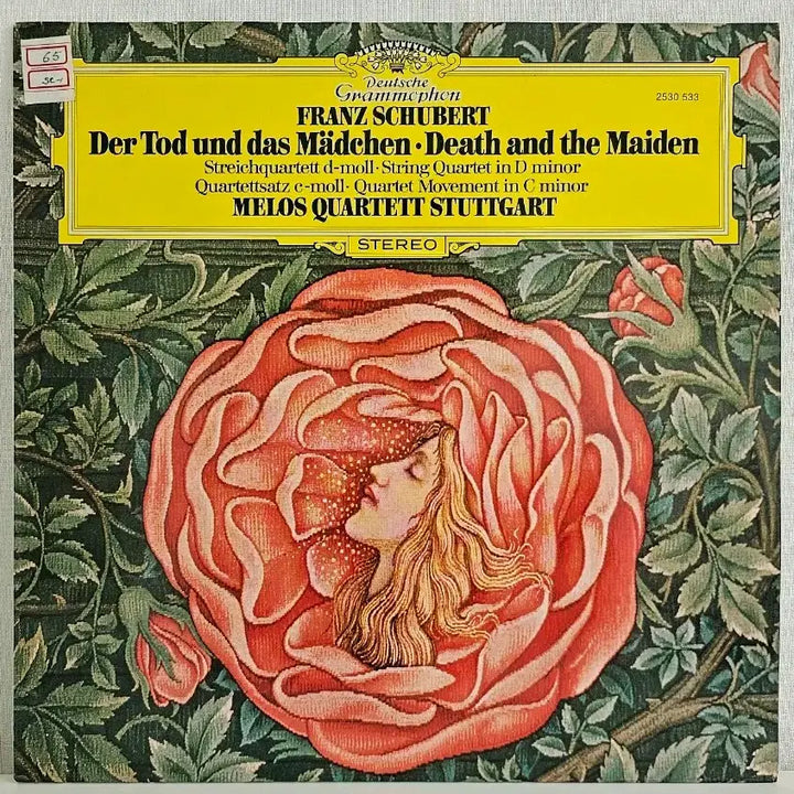 [BUNJANG] Schubert - Death and the Maiden Melos Quartett Violin LP / 슈베르트- 죽음과 소녀 멜로 스 콰르텟 바이올린 LP