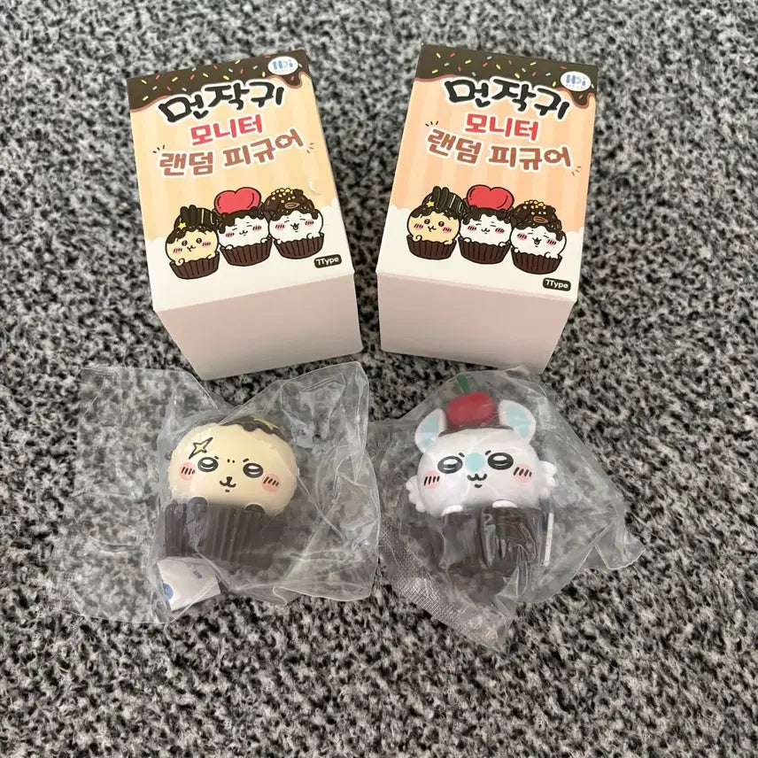 [BUNJANG] Munjakgwi Monitor Figure 2 Types Bundle Set / 먼작귀 모니터 피규어 2종 일괄
