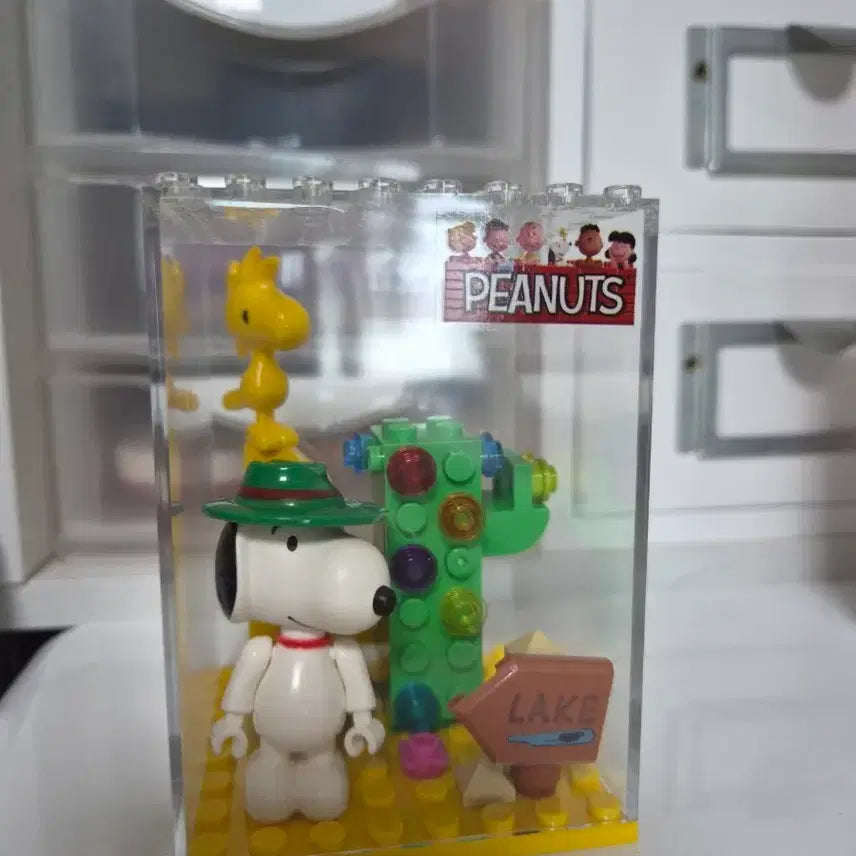 [BUNJANG] Snoopy Explorer Mini Surprise Box Building Blocks / 스누피 블록 미니 서프라이즈 박스 탐험가