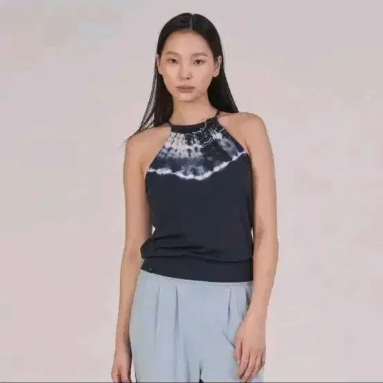 [SOLD OUT] 오즈이즈 타이다이 홀터 캐미솔 브라탑 다크나이트 S