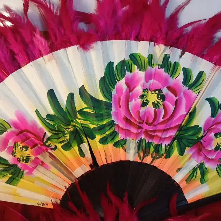 [BUNJANG] Handmade Large Folding Fan Set / 수제 대형부채 2점