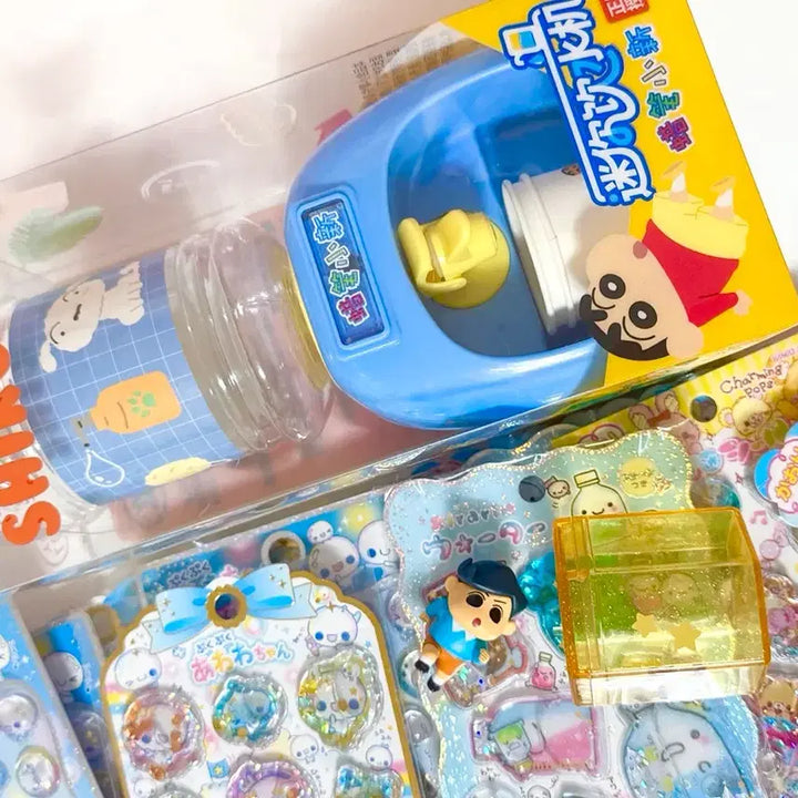 [BUNJANG] Crayon Shin-chan Mini Water Dispenser, Chul-su Figure, Heisei Stickers Set / 헤이세이스티커 고전문구 짱구정수기 짱구가챠 셋업다이어리 고전키티