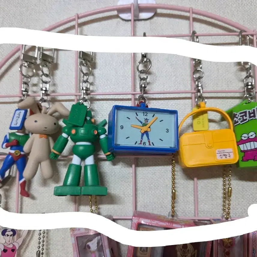 [BUNJANG] Crayon Shin-chan Miniature Keyring Bundle Set / 짱구는 못말려  미니어처 키링 일괄