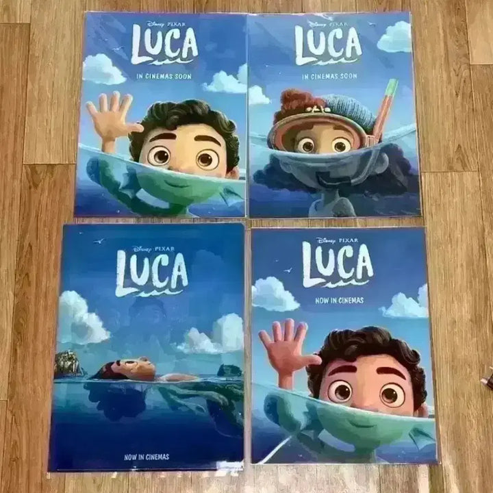 [BUNJANG] Luca A3 Poster, Beach Towel, Original Ticket, Art Card, Phone Strap / 루카 씨네큐 포스터 A3 파일 비치타올 오리지널티켓 아트카드 폰스트랩