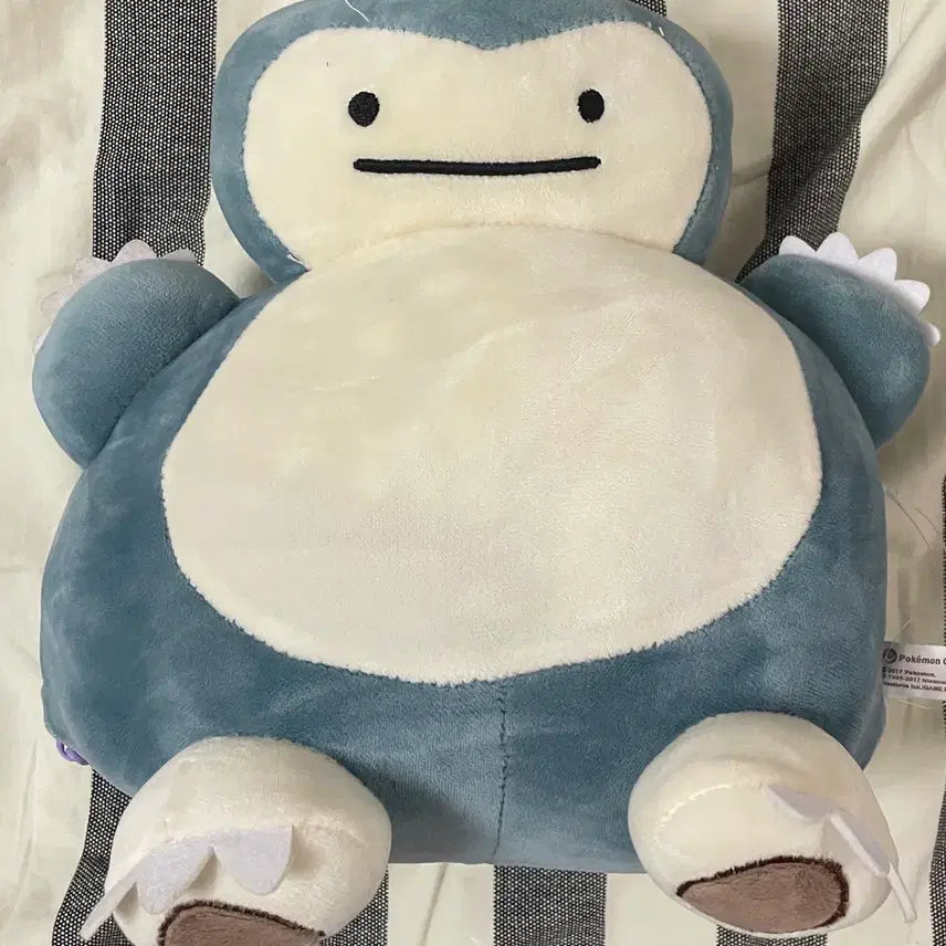 [BUNJANG] Pokemon Transformation Ditto Snorlax Zipper Plush / 포켓몬스터 포켓몬 변신 메타몽 잠만보 지퍼 스위치 인형