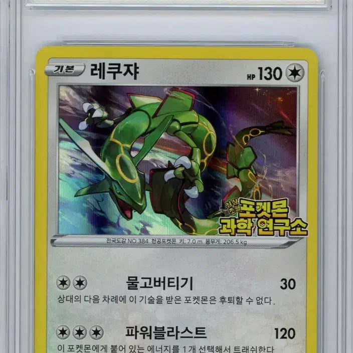 [BUNJANG] Pokemon Science Lab Rayquaza Promo Card (BRG 9) / 포켓몬과학연구소 레쿠쟈 프로모 brg 9