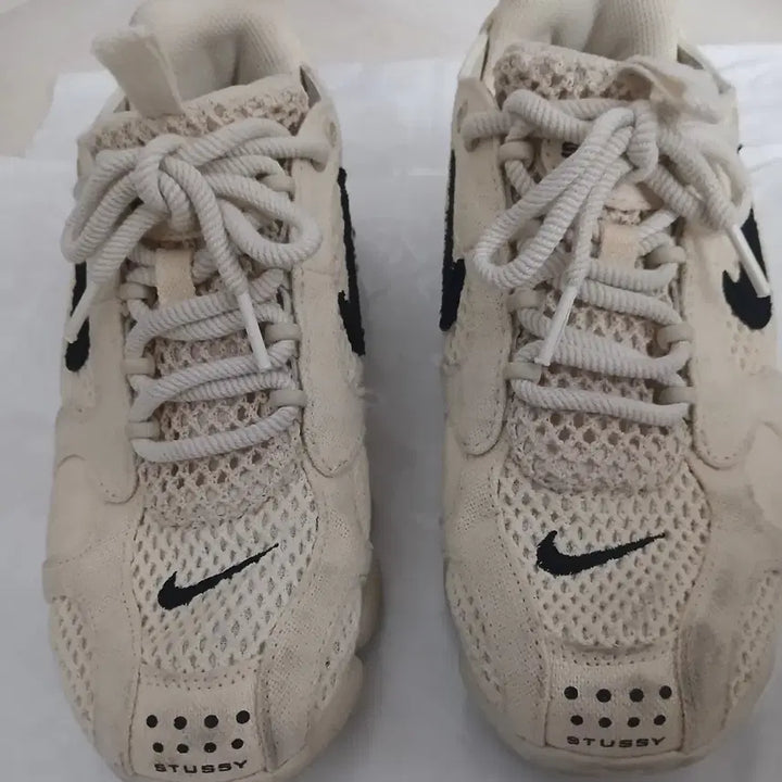[BUNJANG] Nike Stussy Air Zoom Spiridon Cream (250) / 나이키 스투시 에어 줌 스피리돈 크림250