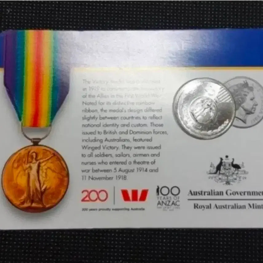 [BUNJANG] Australia 20 Cent Victory Medal Coin / 오스트레일리아 victory Medal 20센트.외국주화 주화 화폐 동전