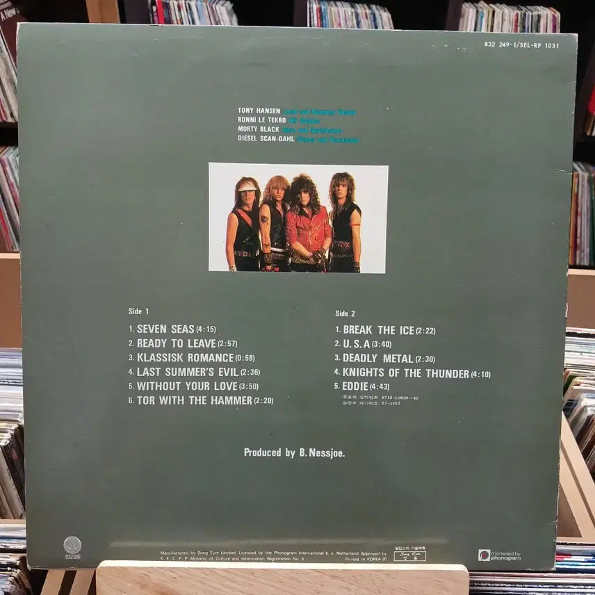 [BUNJANG] TNT Knights Of The New Thunder LP / 희귀 노르웨이 헤비메탈 TNT LP 할인