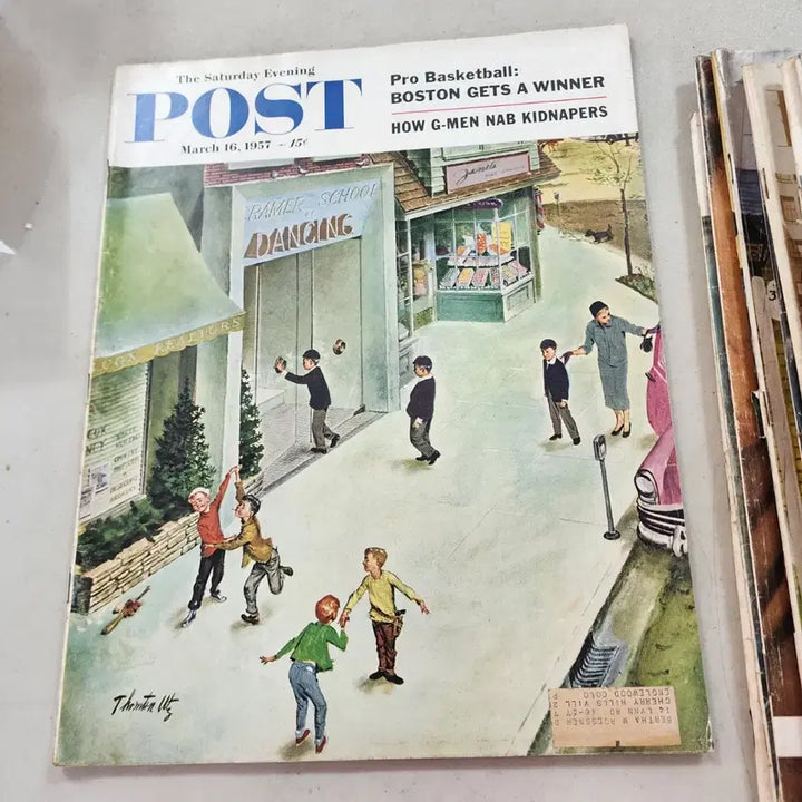 [BUNJANG] 1950s-1960s USA POST Magazine Bundle / 4권에3만1950년60년대 USA POST잡지크기34.5cmX27.5c