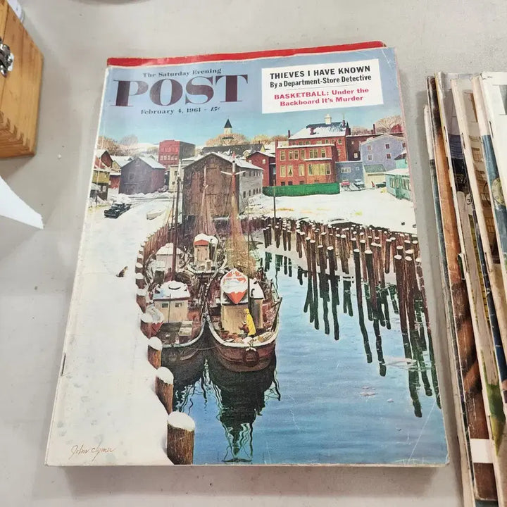 [BUNJANG] 1950s-1960s USA POST Magazine (Set of 4) / 4권에3만1950년60년대 USA POST잡지크기34.5cmX27.5c