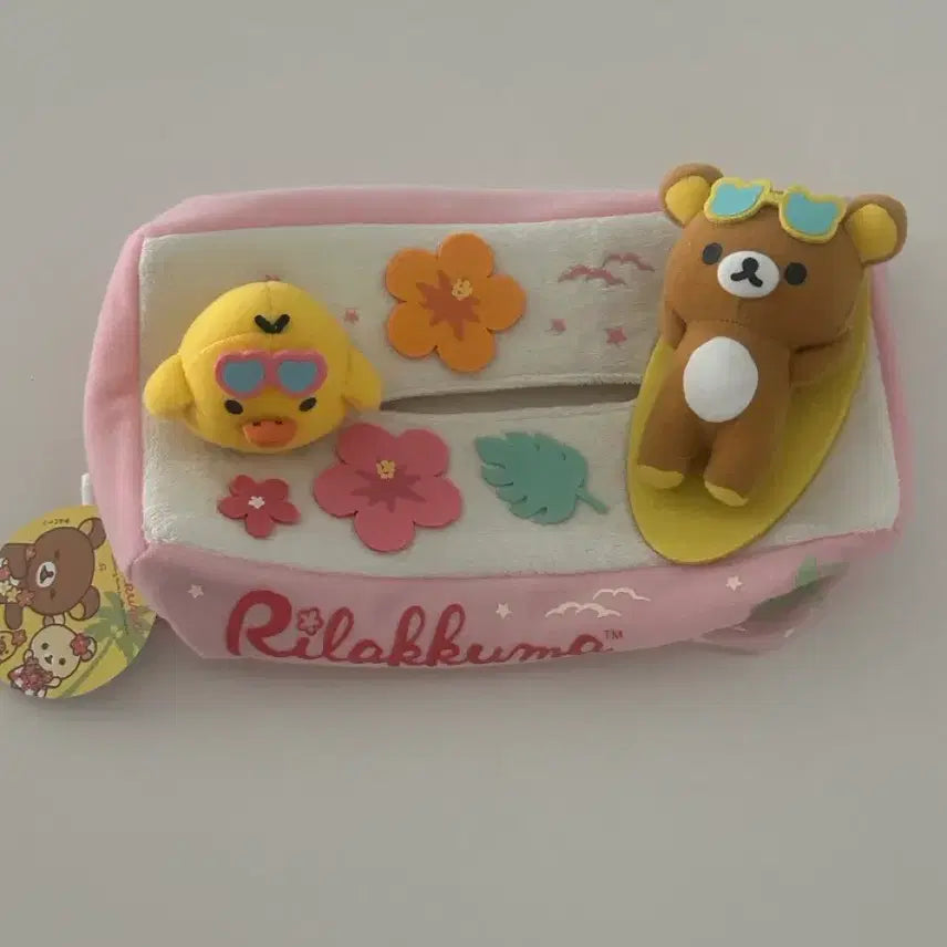 [BUNJANG] Vintage Rilakkuma Kiiroitori Aloha Tissue Case / 고전 리락쿠마 키이로이토리 알로하 휴지 티슈케이스