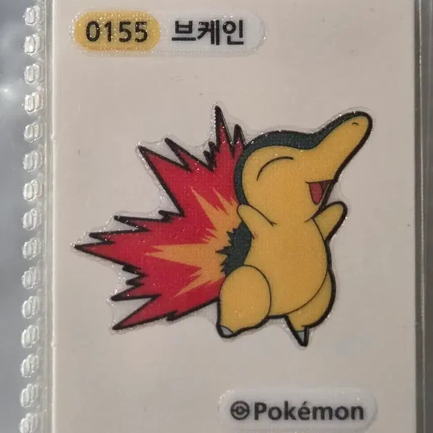 [BUNJANG] Pokemon Sticker (Charizard) / 포켓몬 띠부씰 브케인