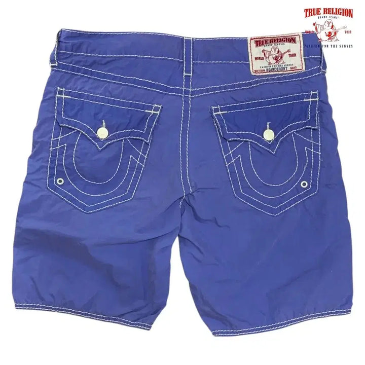 [BUNJANG] True Religion Blue Denim Shorts (Size 34) / True Religion blue shorts (34)
