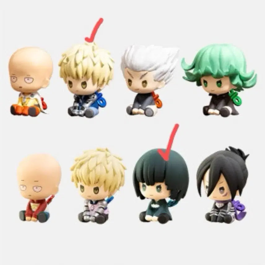[BUNJANG] Bushiroad One-Punch Man Wind-up Gacha Full Set (Sealed) / 부시로드 원펀맨 태엽가챠 미개봉 일괄