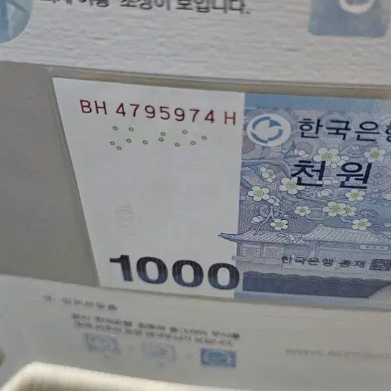[BUNJANG] Rare Serial Number Double Winged Radar 3rd Edition 1000 Won Banknote Collection Bundle Set / (희귀번호) 양날개 레이더 3차 천원 지폐 컬렉션 일괄