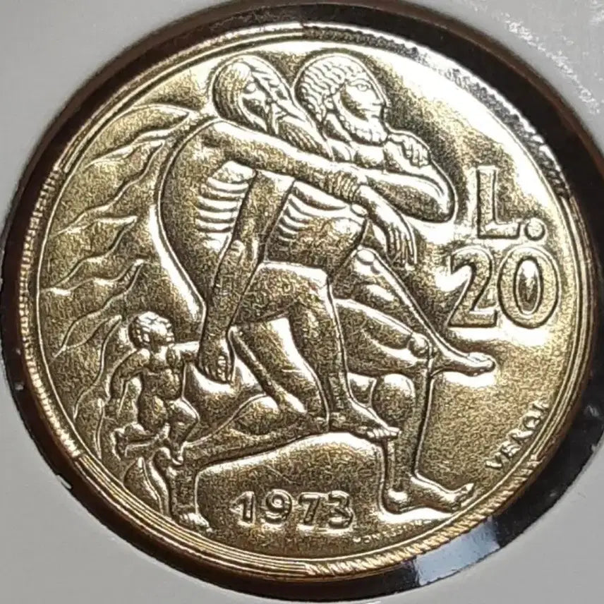 [BUNJANG] San Marino 1973 20 Lire Unused Coin / 산마리노 미사용 1973년 20리라.외국주화 주화 화폐 동전