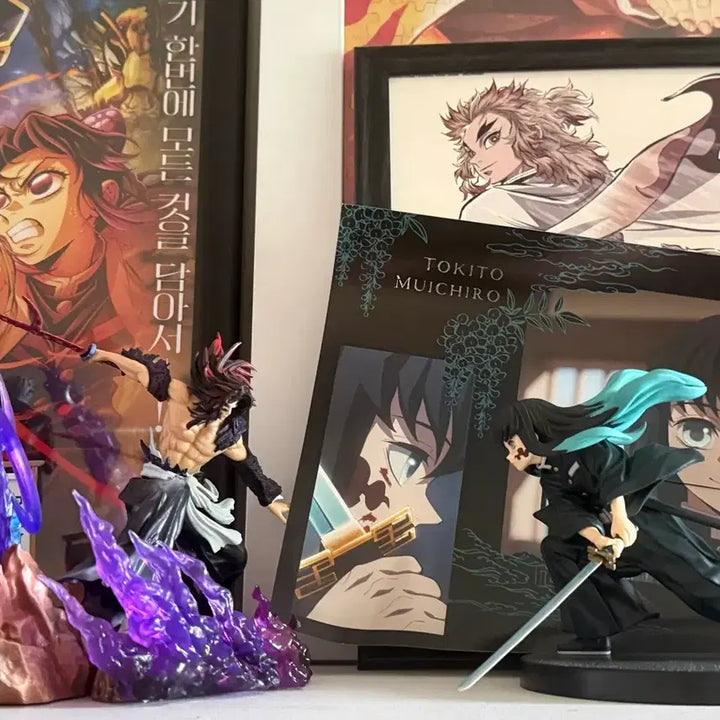 [BUNJANG] Muichiro &amp; Kokushibo Figure Bundle / 바이브레이션 무이치로, 코쿠시보 피규어