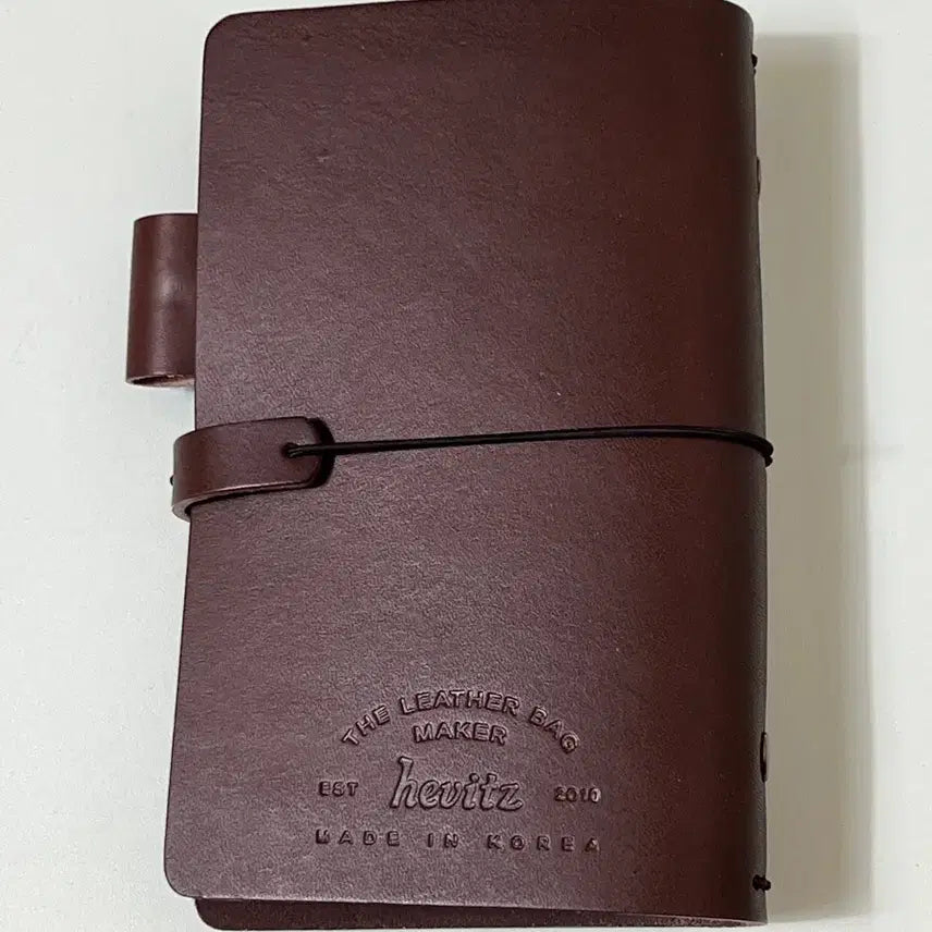 [SOLD OUT] 헤비츠 스트링 노트 커버 패스포트 모카브라운
