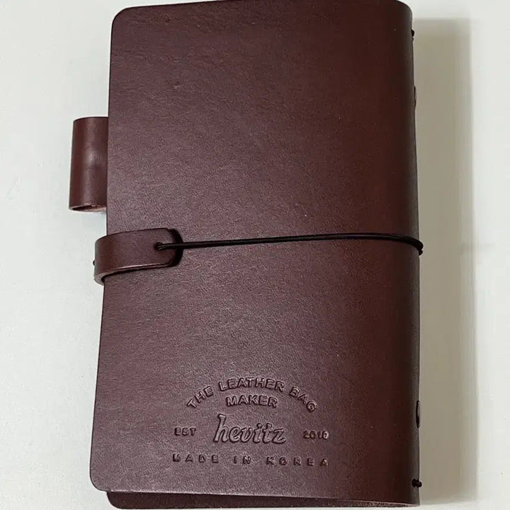 [SOLD OUT] 헤비츠 스트링 노트 커버 패스포트 모카브라운