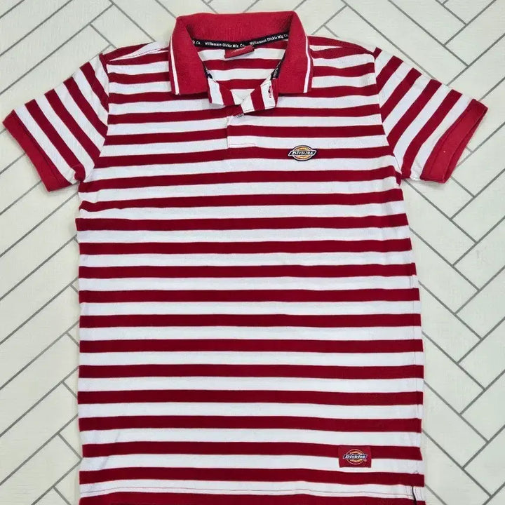 [BUNJANG] Dickies Unisex T-shirt Size S-M / 디키즈 공용 여자S-M  카라티셔츠