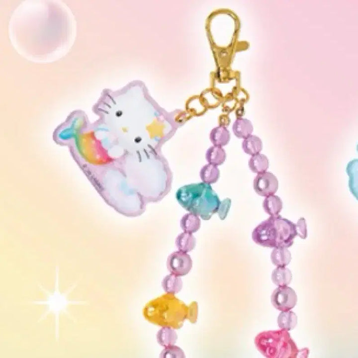 [BUNJANG] Sanrio Ichiban Kuji Mermaid Kitty Bead Charm / 산리오 아타리쿠지 인어 키티 5번상 비즈참 키링 판매