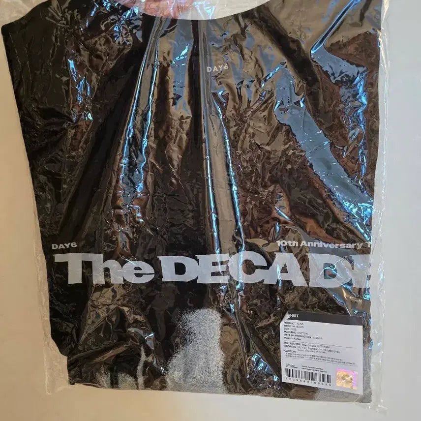 [BUNJANG] Day6 The Decade 10th Anniversary T-Shirt / 데이식스 더 데케이드 반팔 원가양도