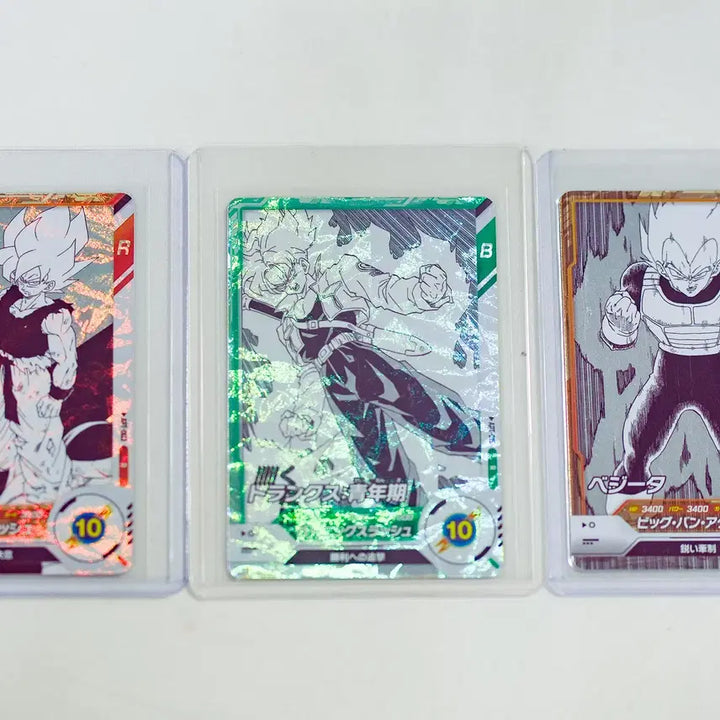 [BUNJANG] Dragon Ball 40th Anniversary Bandai Genuine Japanese Edition Son Goku / Vegeta Rare Cards (Set of 2) / 드래곤볼 40주년 반다이정품 일본판 손오공/트랭크스/베지터 레어카드 3종