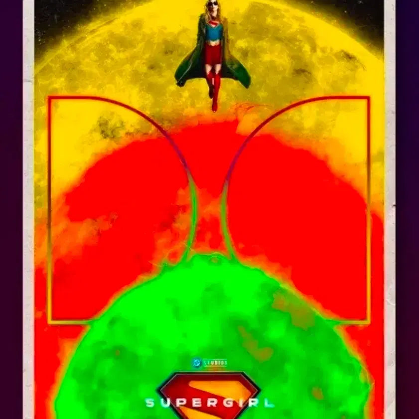 [BUNJANG] Supergirl Dolby Poster Dolby Cinema Megabox / 최저가)슈퍼걸 돌비포스터 돌비시네마 메가박스