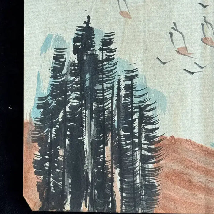[BUNJANG] Qi Baishi Landscape Ink Wash Painting / 제백석 치바이스 육필 산수 수묵화 (14) 골동품 고미술품 고화 그림