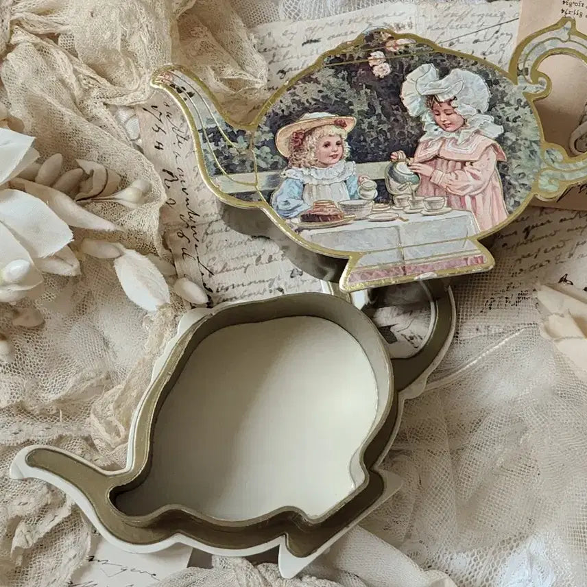 [BUNJANG] Vintage Teapot Shaped Box / 빈티지 티팟 모양 박스