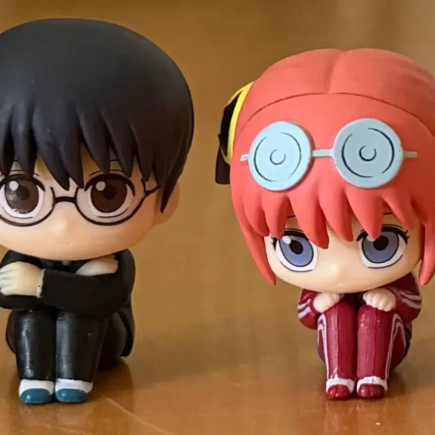 [BUNJANG] Gintama 3Z Machiboke Gachapon Kagura &amp; Shinpachi / 은혼 삼젯 마치보케 가챠 카구라 + 신파치