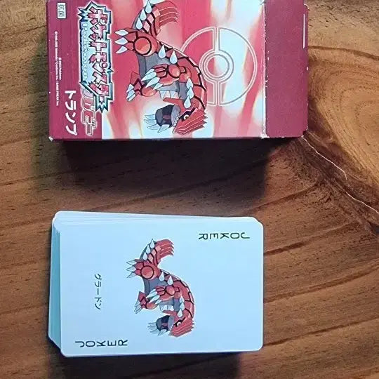 [BUNJANG] Nintendo Pokemon Ruby Trump Cards Grandon Version (2003) / 2003년 닌텐도 발매 포켓몬스터 루비 트럼프 카드 (그란돈 버전)