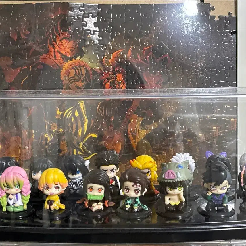 [BUNJANG] Demon Slayer Mini Figures Set (15 types) / [일괄판매] 귀멸의칼날 미니 피규어 15종