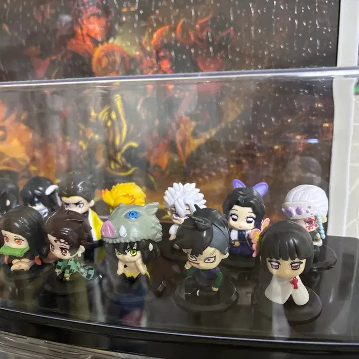 [BUNJANG] Demon Slayer Mini Figures Set (15 types) / [일괄판매] 귀멸의칼날 미니 피규어 15종