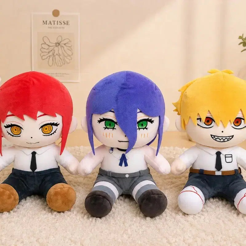 [SOLD OUT] 체인소맨 레제, 덴지, 마키마 중형인형 세트