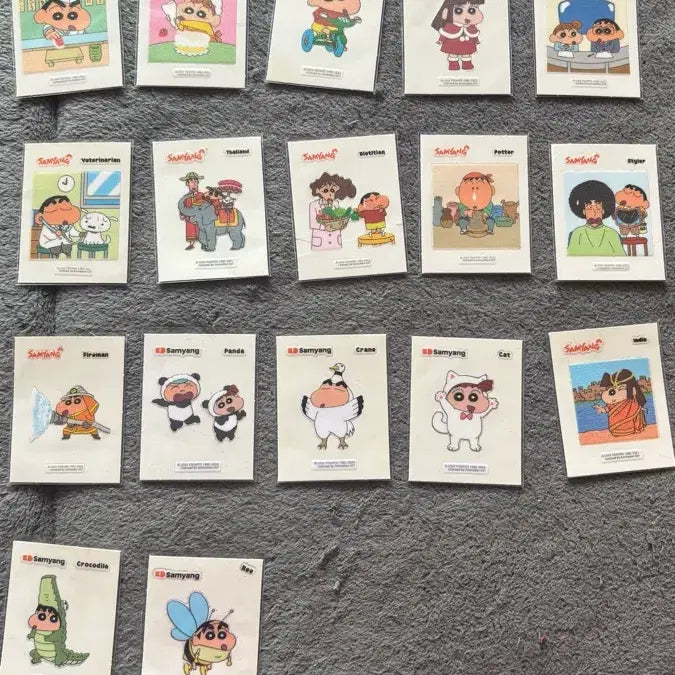 [BUNJANG] Crayon Shin-chan Sticker Set / 짱구 띠부씰 팝니다