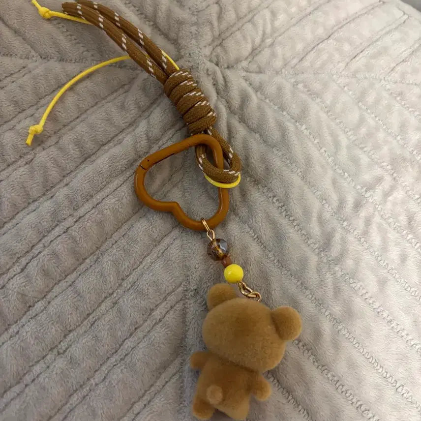 [BUNJANG] Rilakkuma Bear Charm Keychain / 리락쿠마 키링 곰돌이 열쇠고리