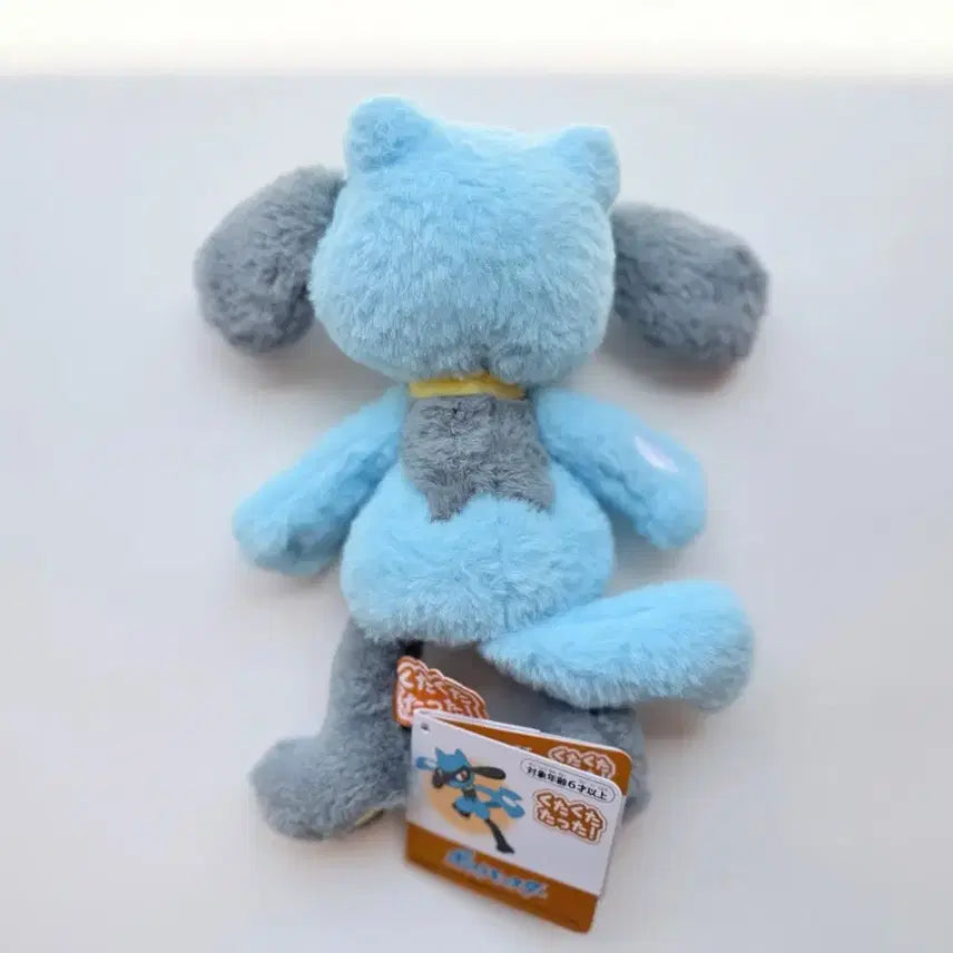 [BUNJANG] Pokemon Kutakutatta Riolu S Plush Toy / 일본 포켓몬 복슬복슬 쿠타쿠타탓타 리오르 S