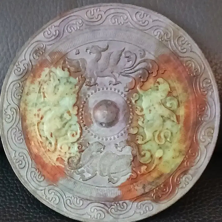[BUNJANG] Jade Mirror with Auspicious Beasts and Cloud Patterns / 옥거울(옥경)
