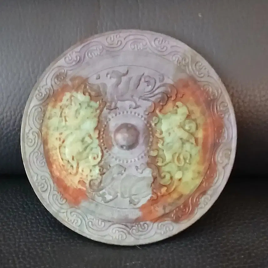 [BUNJANG] Jade Mirror with Auspicious Beasts and Cloud Patterns / 옥거울(옥경)