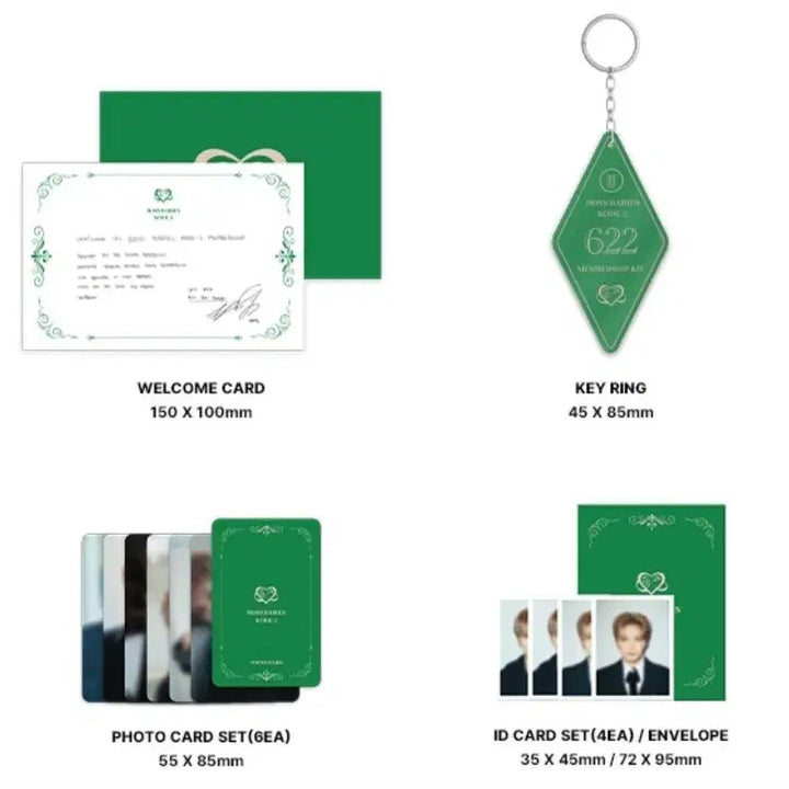 [BUNJANG] Kim Jaejoong Babys 2nd Membership Kit Photocard / 김재중 베이비스 2기 멤버쉽 키트 굿즈 포카