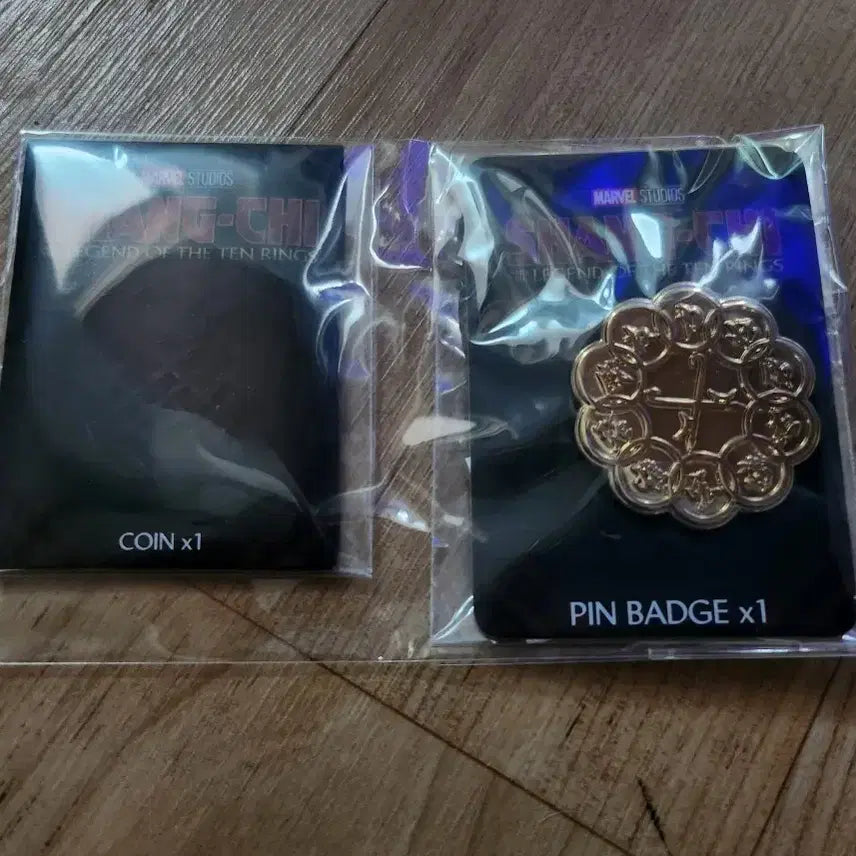 [BUNJANG] Shang-Chi Bundle Set Coin and Pin Badge / 상치  굿즈  일괄판매