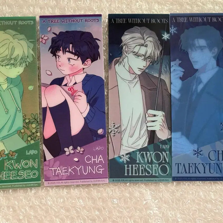 [BUNJANG] Rootless Tree Popup Store Exclusive Set Photocard Bundle / 뿌리없는나무 뿌없나 팝업 10 특전 포카 올클 , 렌티큘러 일괄